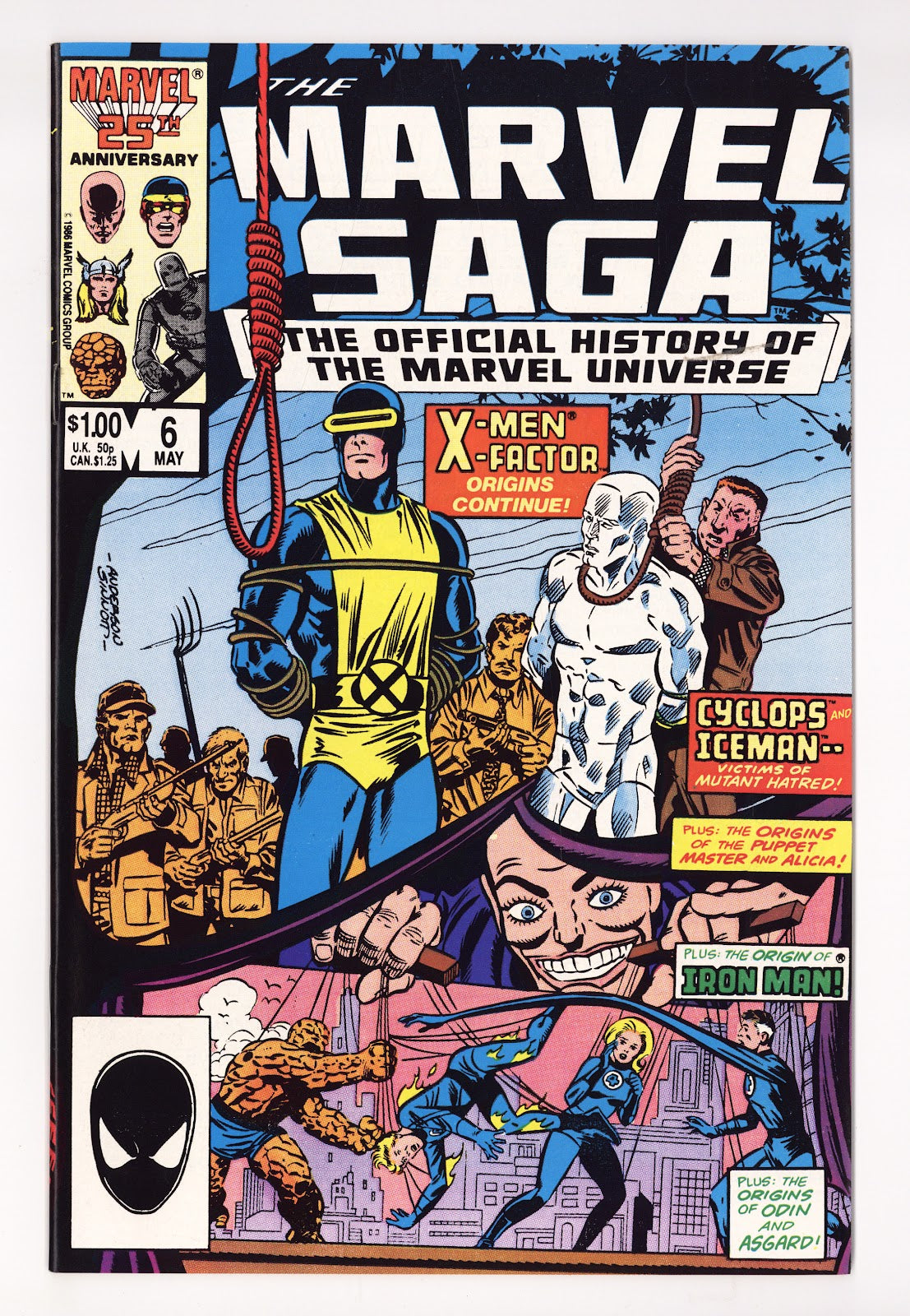 The Marvel Saga the Official History of the Marvel Universe 6 High Grade (1986) Direct 