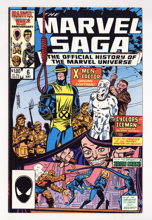 The Marvel Saga the Official History of the Marvel Universe 6 High Grade (1986) Direct