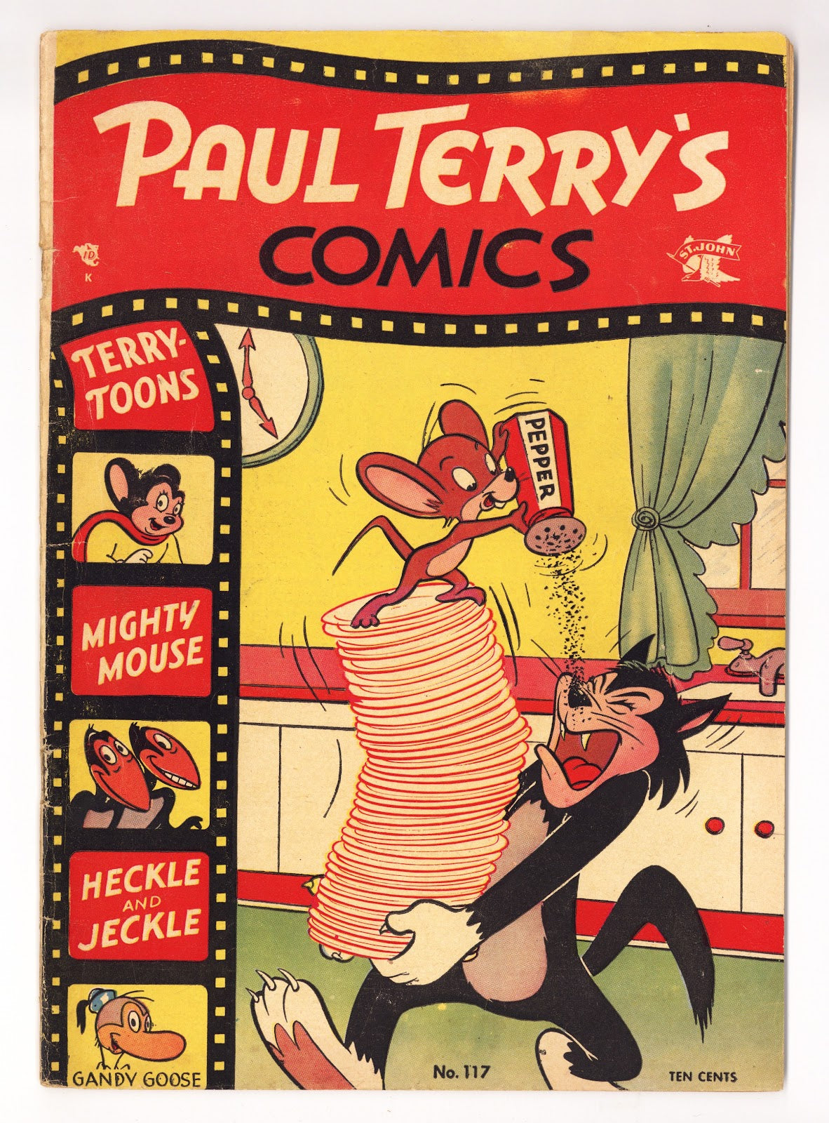 Paul Terry's Comics Vol 1 117  VG- (3.5)   (1954)