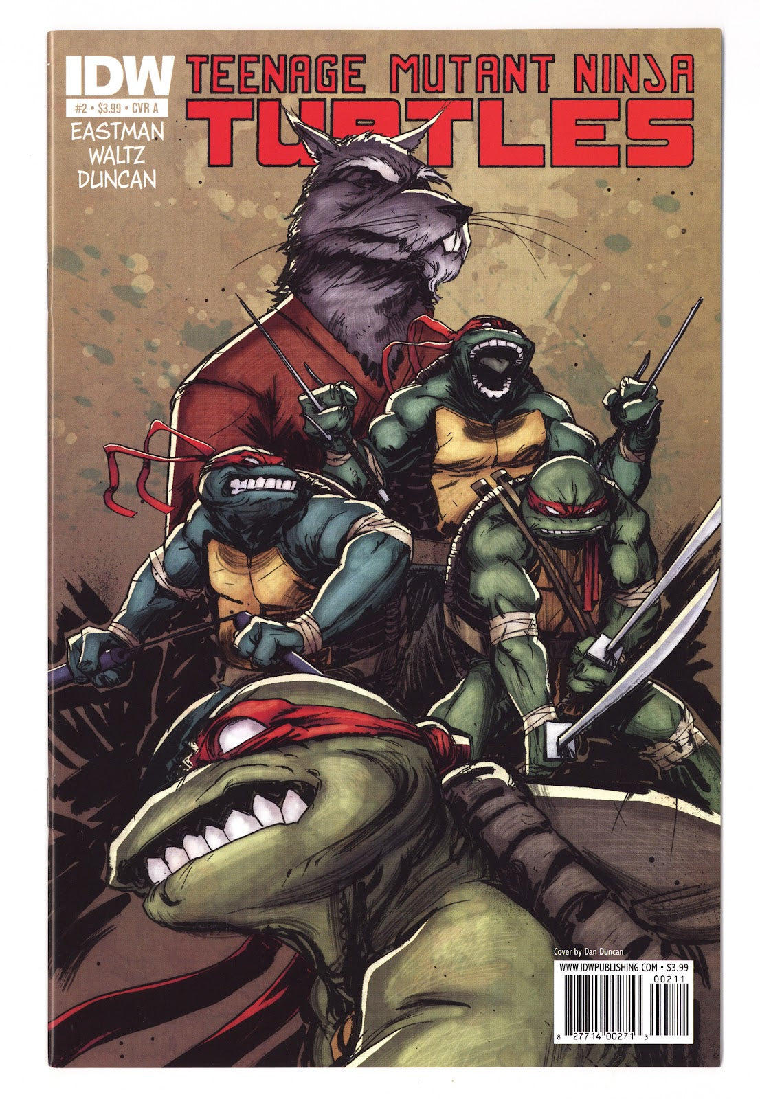 Teenage Mutant Ninja Turtles Vol 5 2  VF/NM (9.0)   (2011) Duncan   Cover A - Dan Duncan