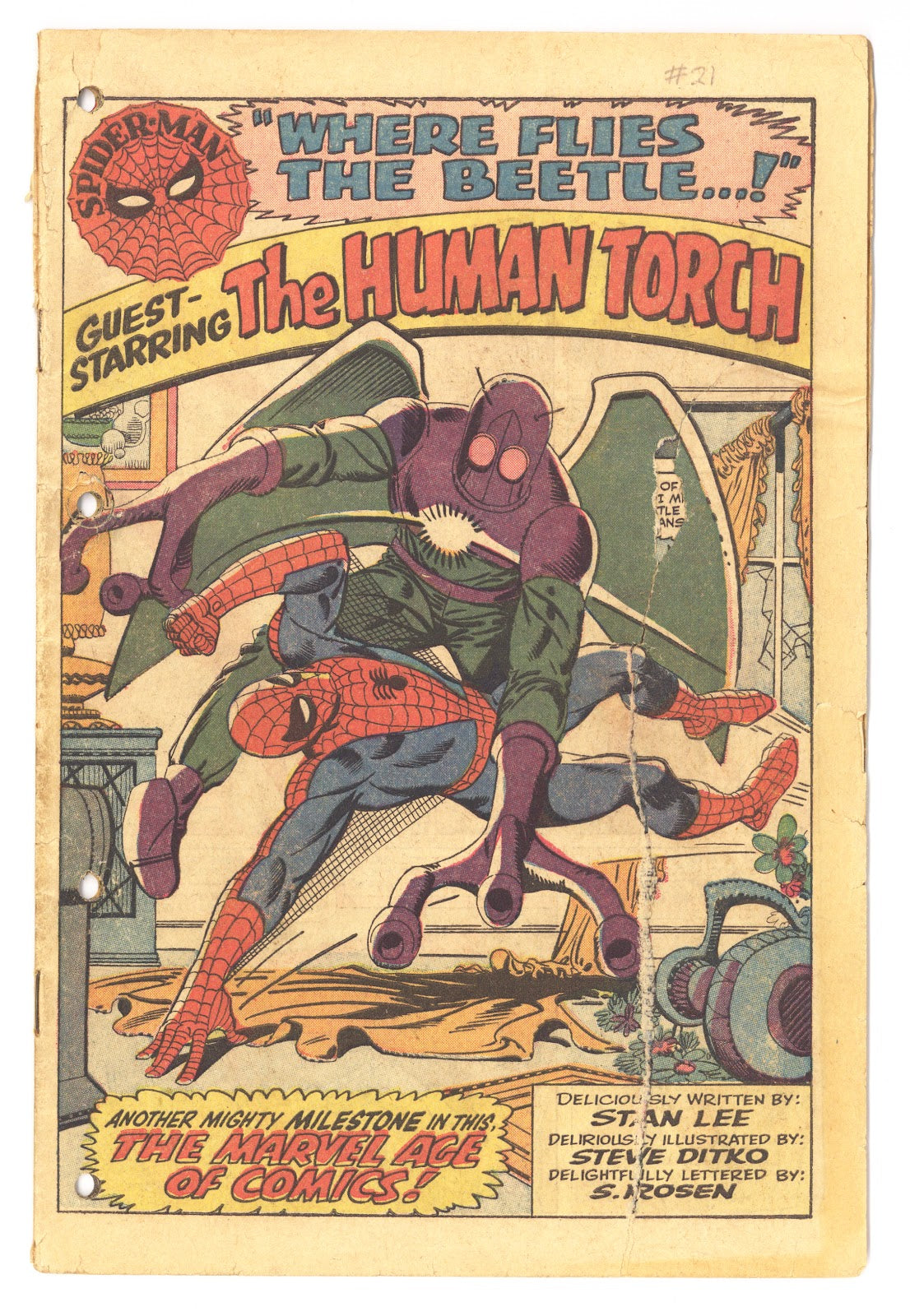 The Amazing Spider-Man Vol 1 21 Coverless (1965) 