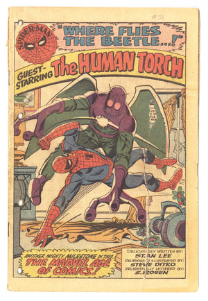 The Amazing Spider-Man Vol 1 21 Coverless (1965)