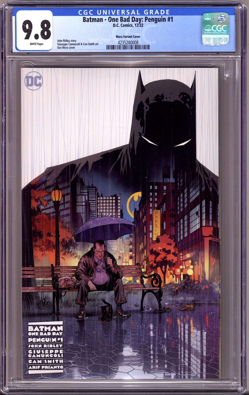 Batman - One Bad Day: Penguin   1 CGC 9.8 (NM/M)   (2022) Mora   Variant  