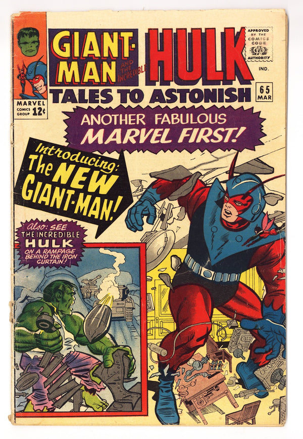 Tales to Astonish Vol 1 65  GD (2.0) Cover Detached  (1965)