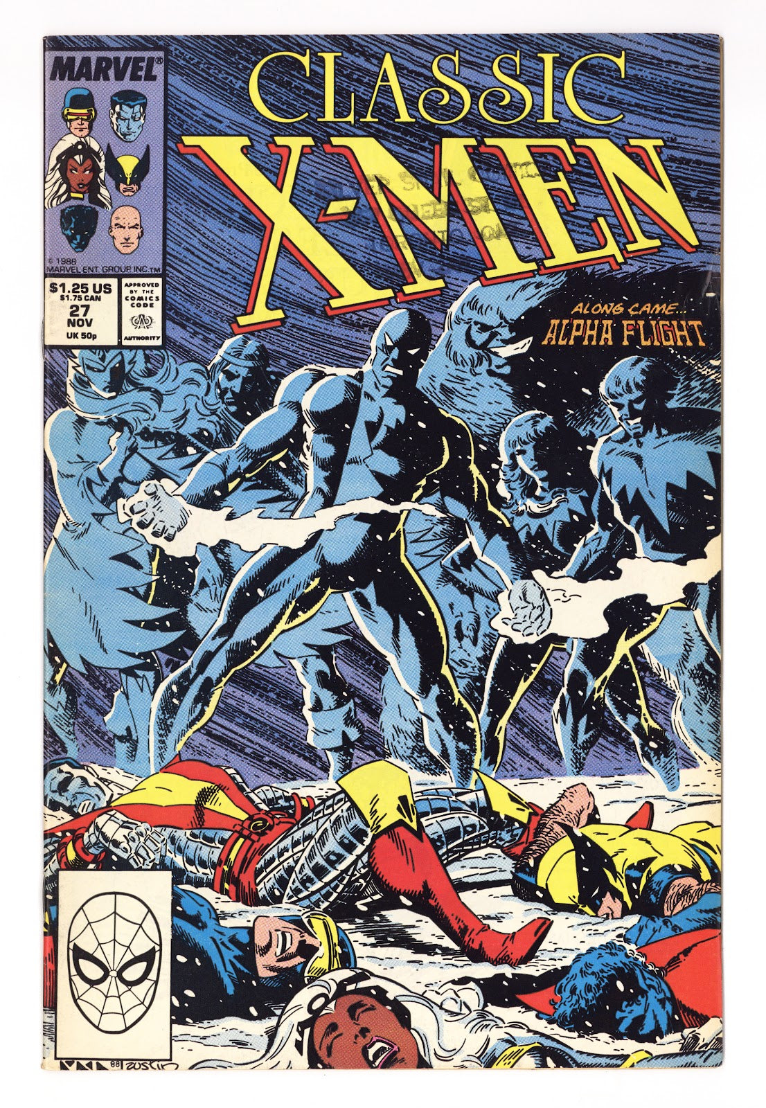 Classic X-Men 27 Mid Grade (1988) Direct 