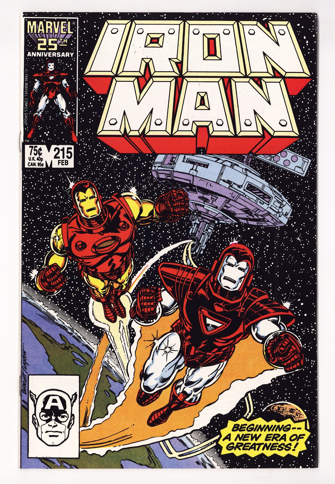Iron Man Vol 1 215 High Grade (1987) 