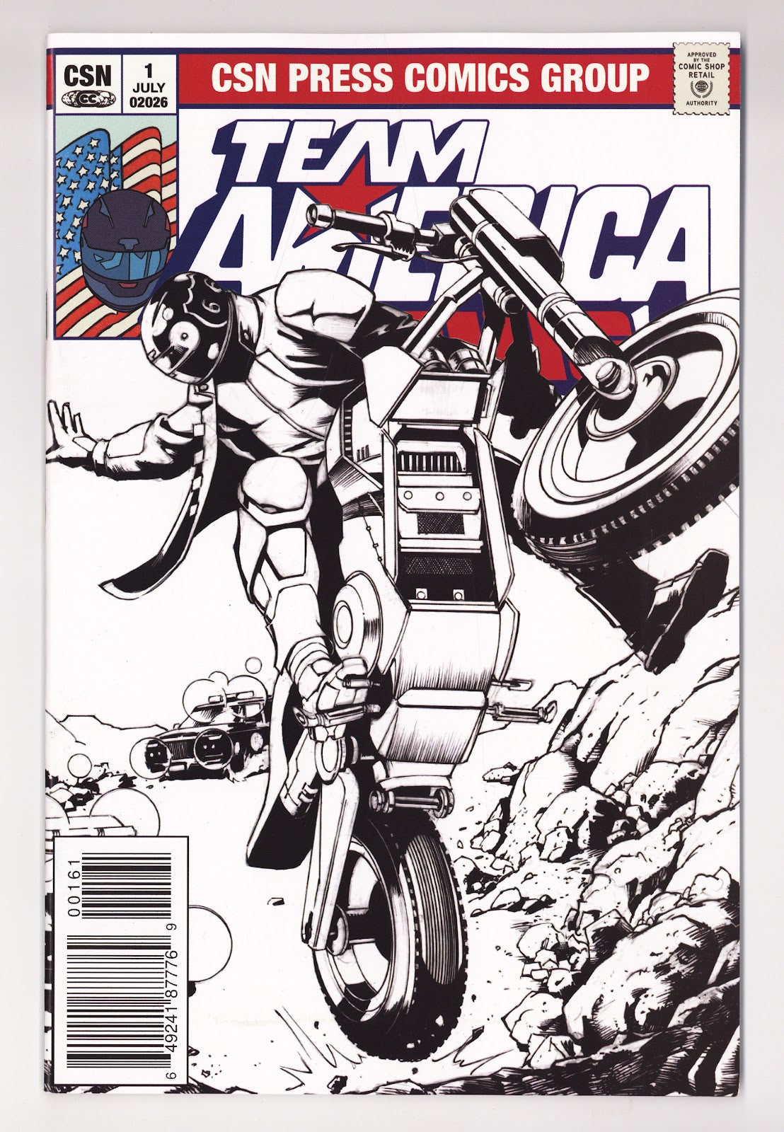 Team America Racing Full Throttle Edition 1 Saltares B&W Variant (2026)