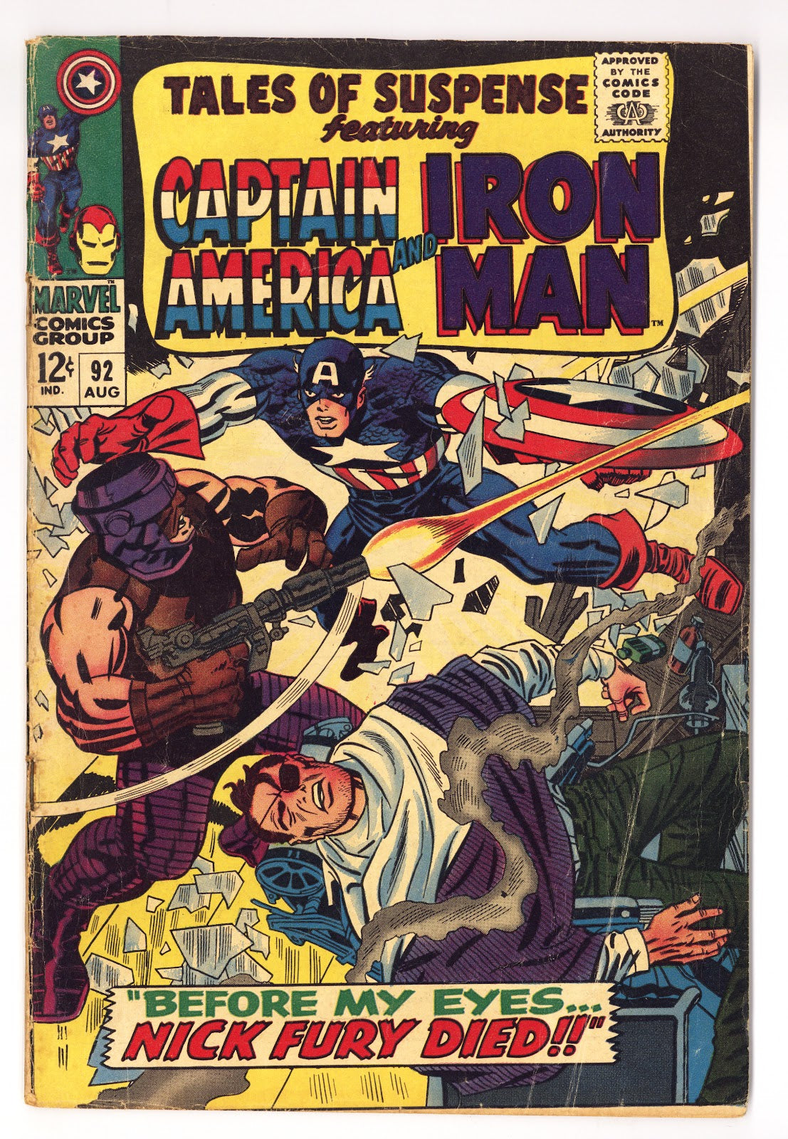 Tales of Suspense Vol 1 92 VG- (3.5) (1967) 