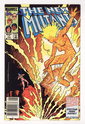The New Mutants Vol 1 11 Mid Grade (1984) Newsstand