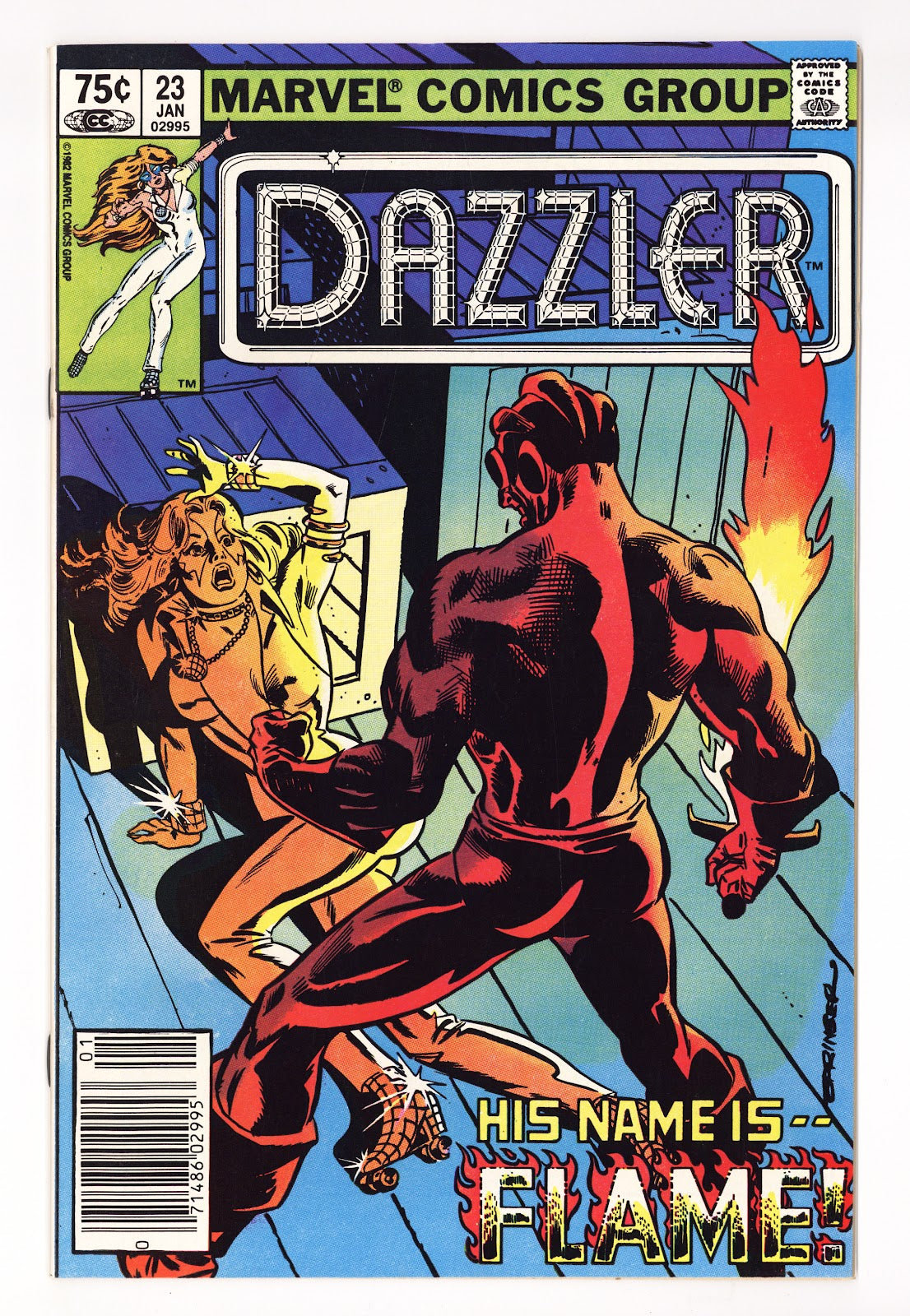 Dazzler Vol 1 23  High Grade   (1983)   Canadian Price Variant  