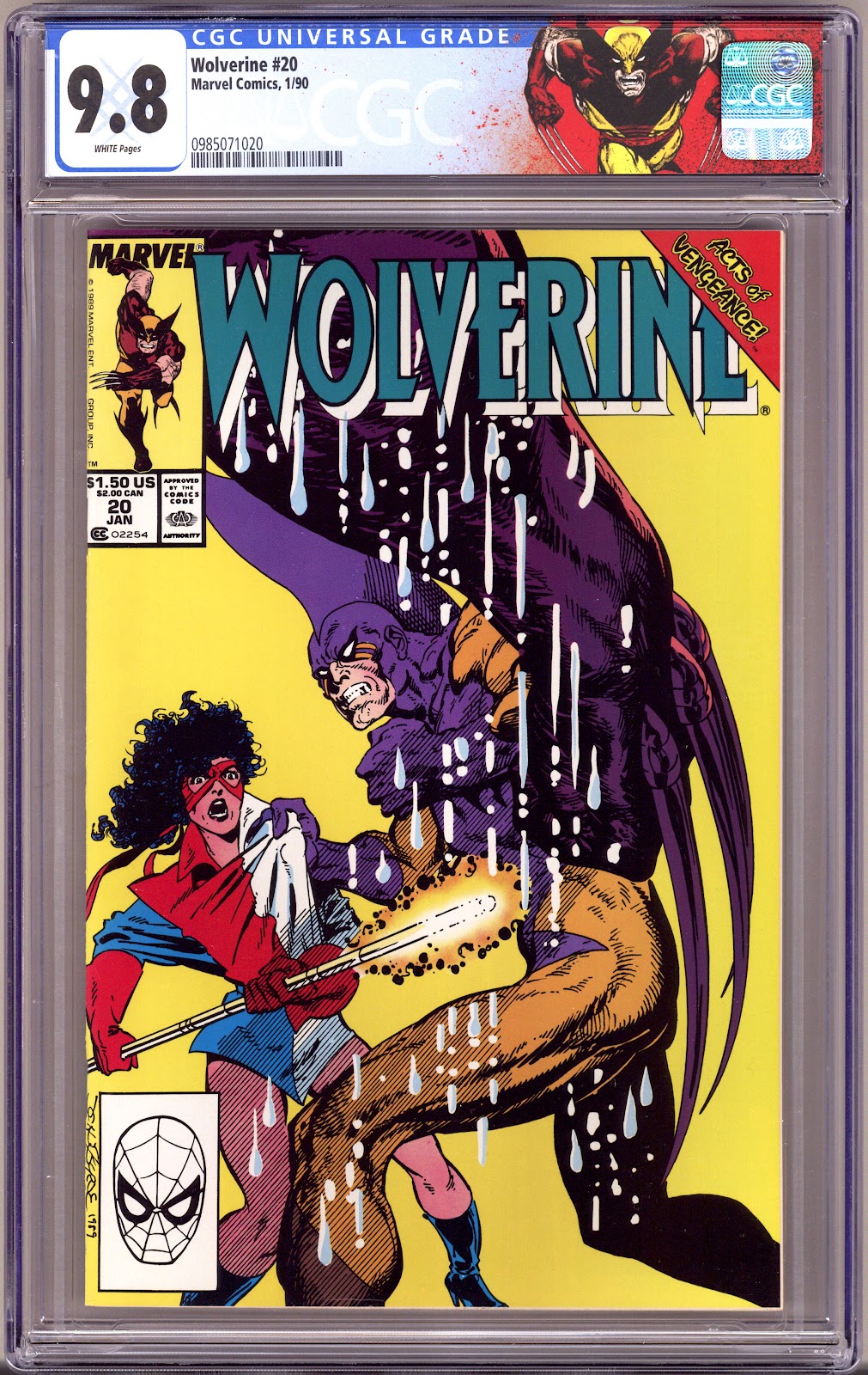 Wolverine Vol 2 20 CGC 9.8 (NM/M) (1990) 