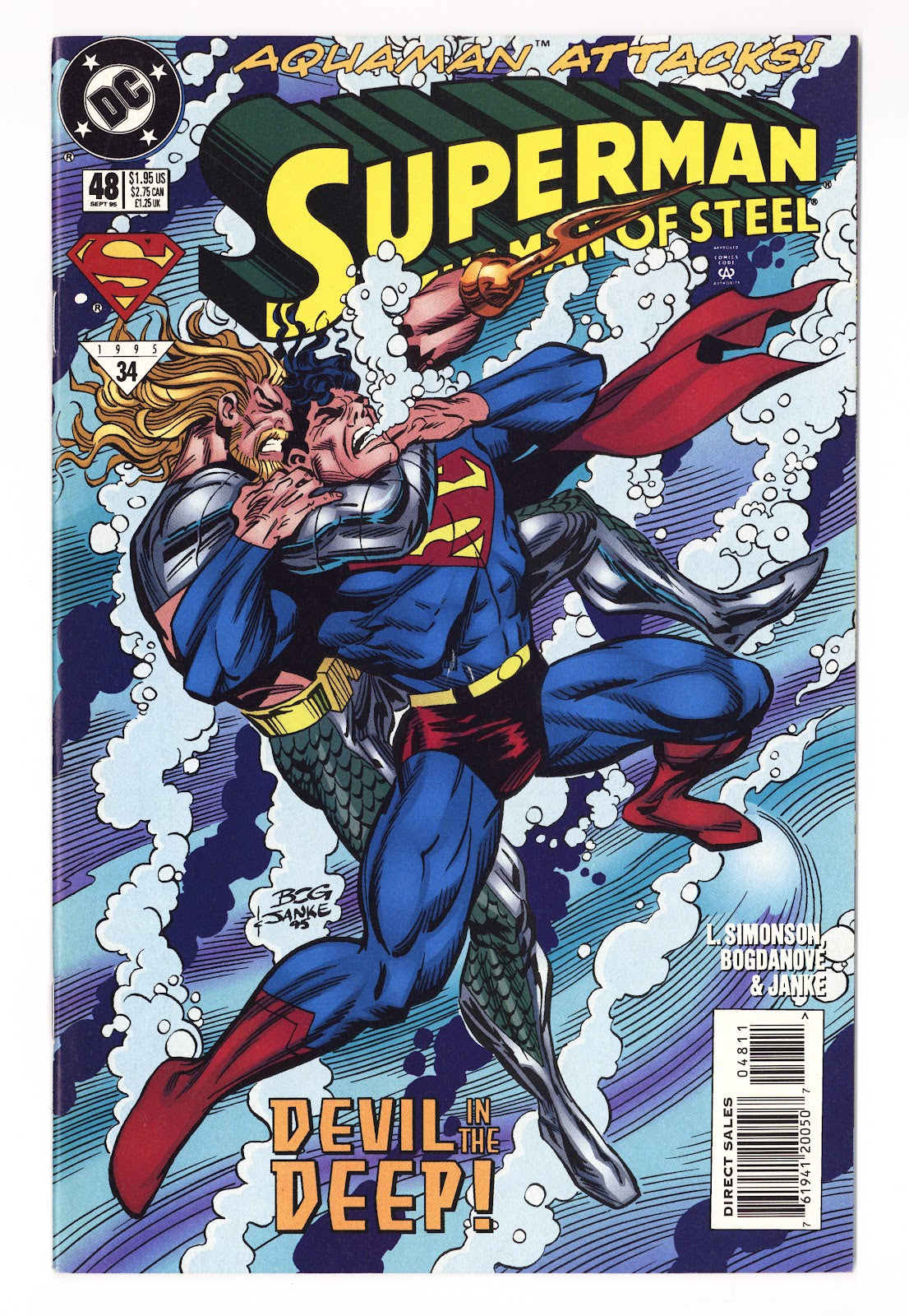 Superman: The Man of Steel 48 High Grade (1995) Sales 
