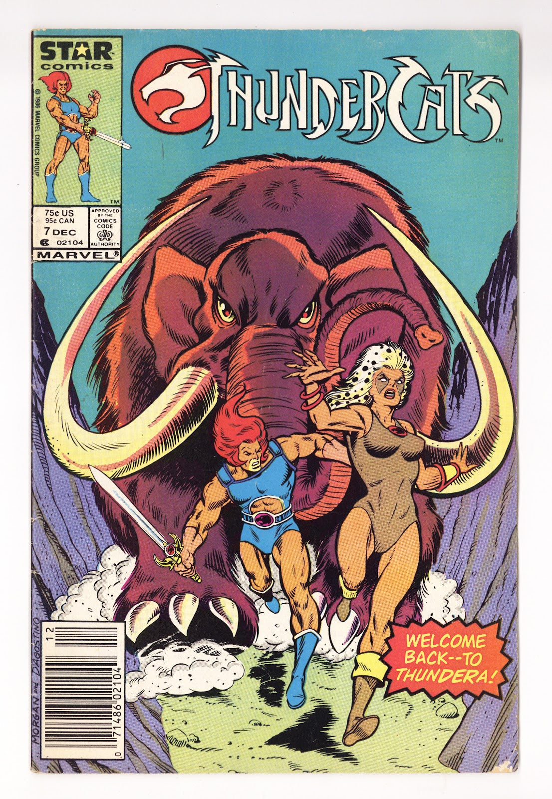 Thundercats Vol 1 7  Very Low Grade   (1986)   Newsstand  