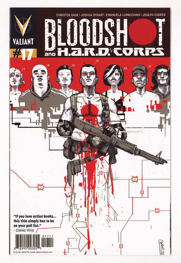 Bloodshot and H.A.R.D.Corps Vol 3 17  High Grade   (2013)   Cover A - Riley Rossmo