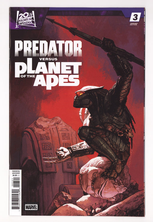 Predator Vs. the Planet of the Apes #3 (2026) Casanovas Variant