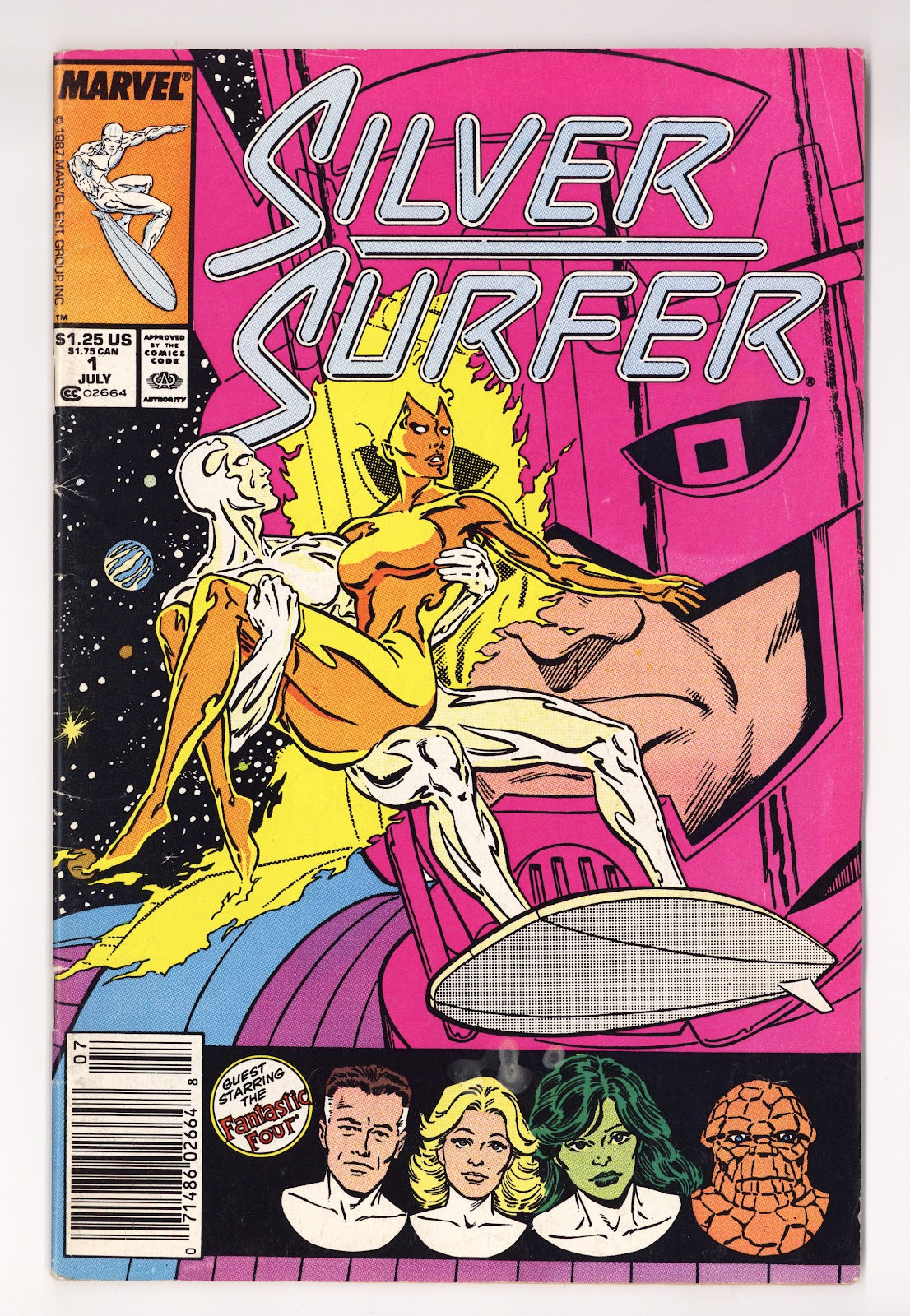 Silver Surfer Vol 3 1  Low Grade   (1987)   Newsstand  