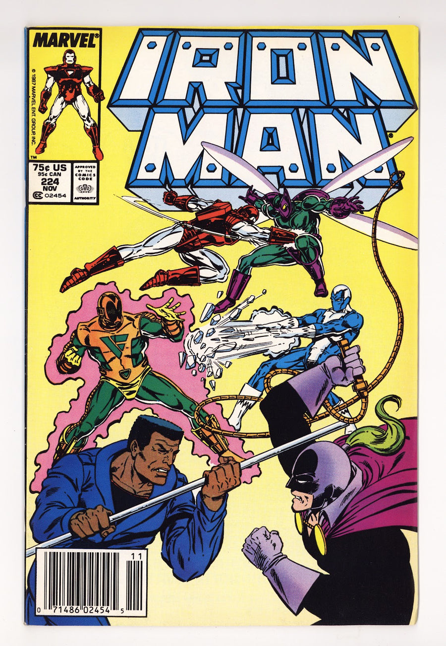 Iron Man Vol 1 224  Mid Grade   (1987)   Newsstand