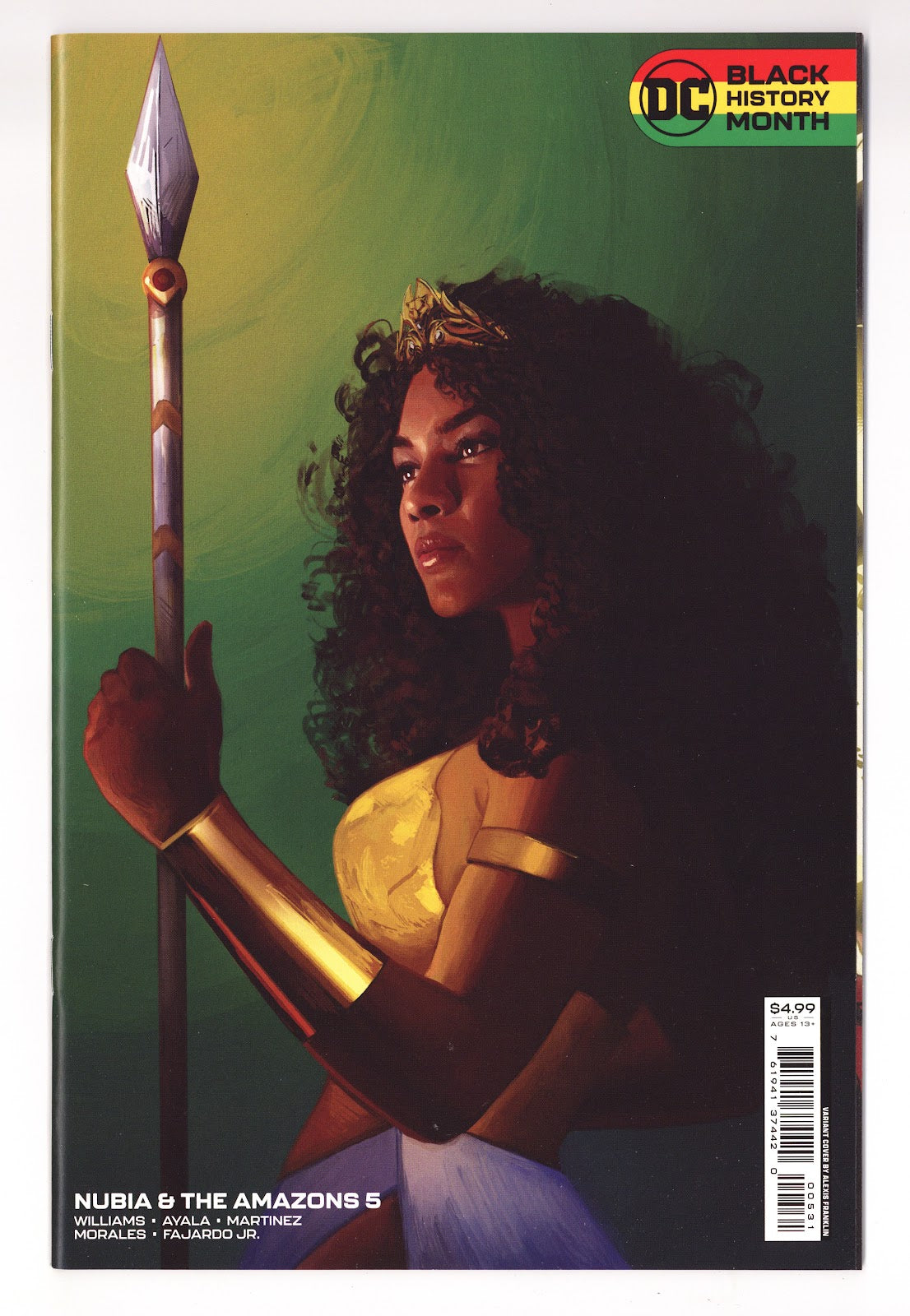 Nubia & the Amazons 5 High Grade (2022) Franklin Variant 