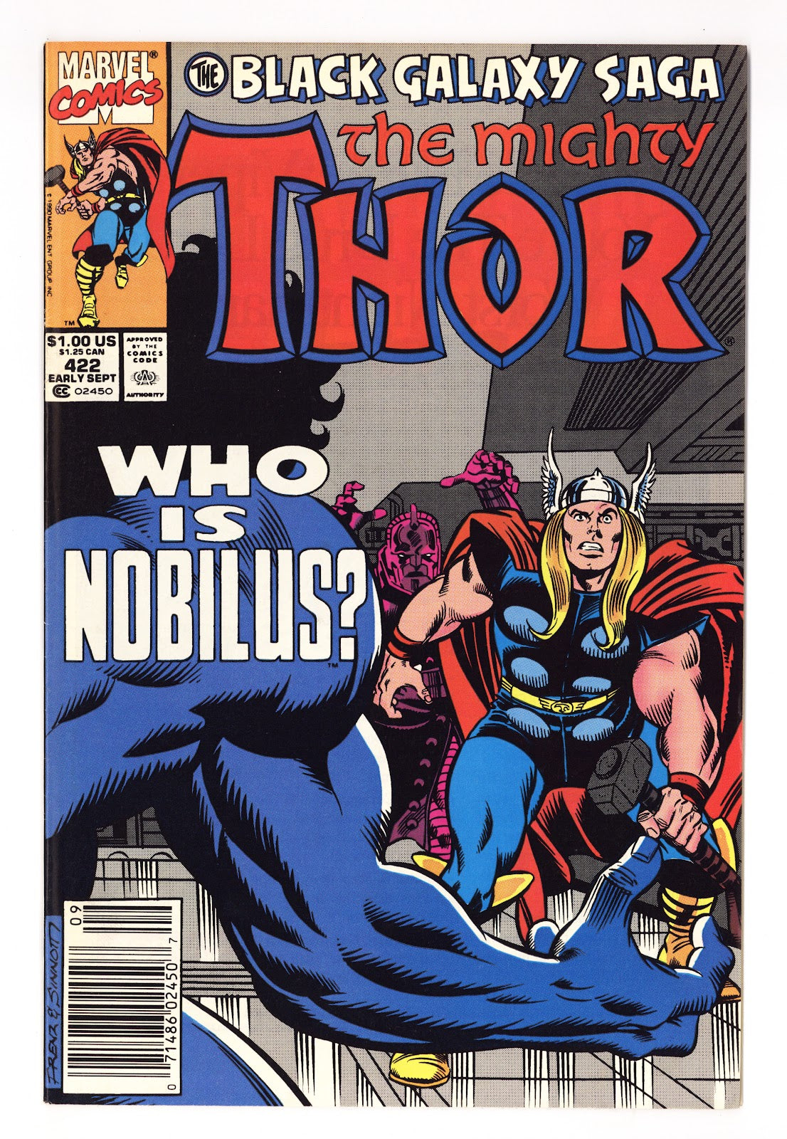 Thor Vol 1 422  High Grade   (1990)   Newsstand