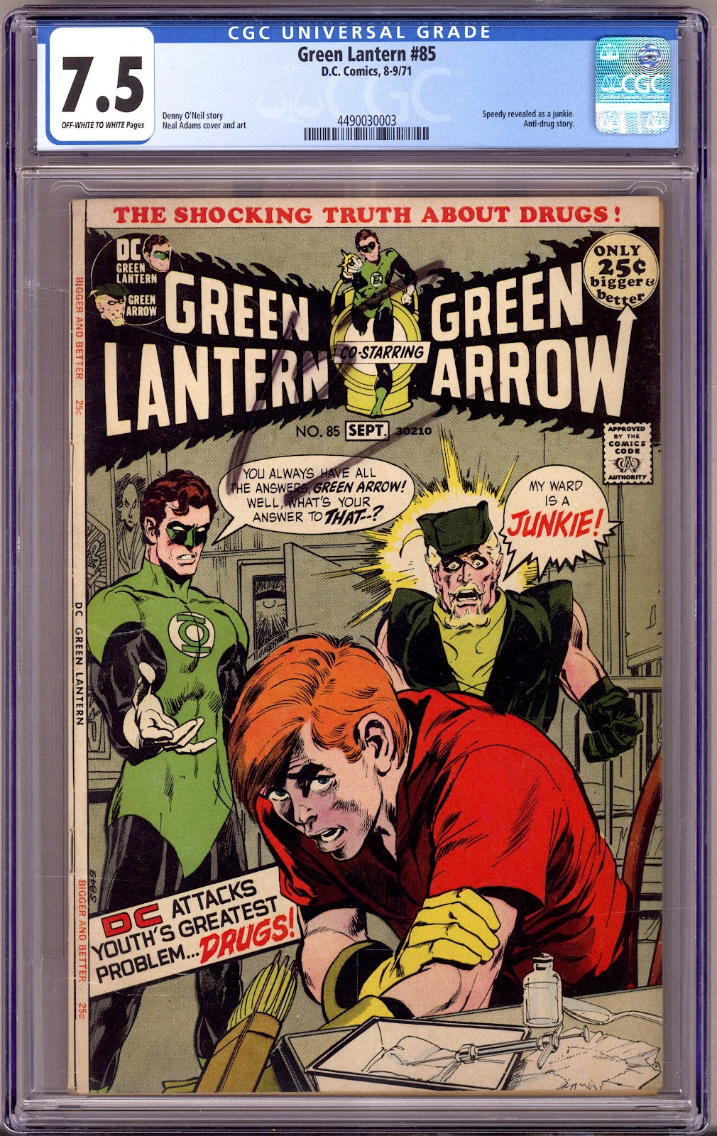 Green Lantern Vol 2 85 CGC 7.5 (VF-) (1971) 