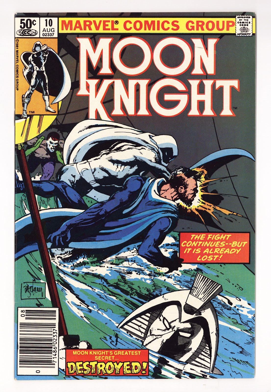 Moon Knight Vol 1 10 Mid Grade (1981) Newsstand 