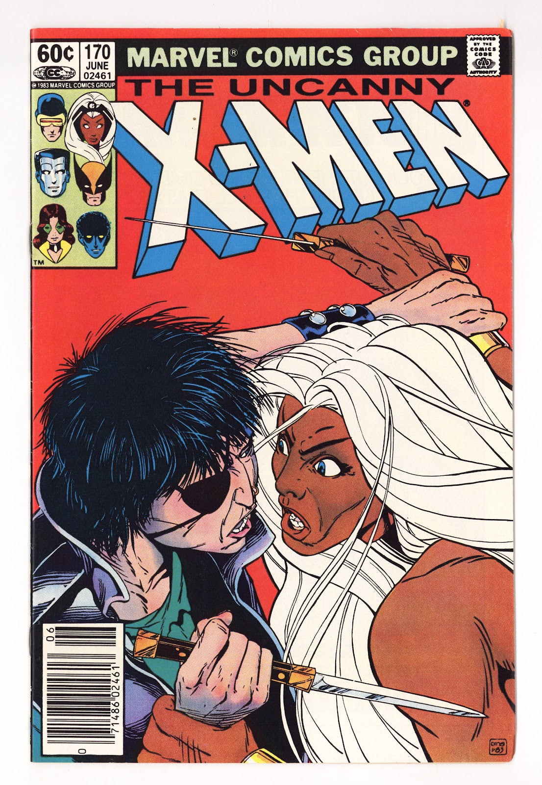 The Uncanny X-Men Vol 1 170  Mid Grade   (1983)   Newsstand  