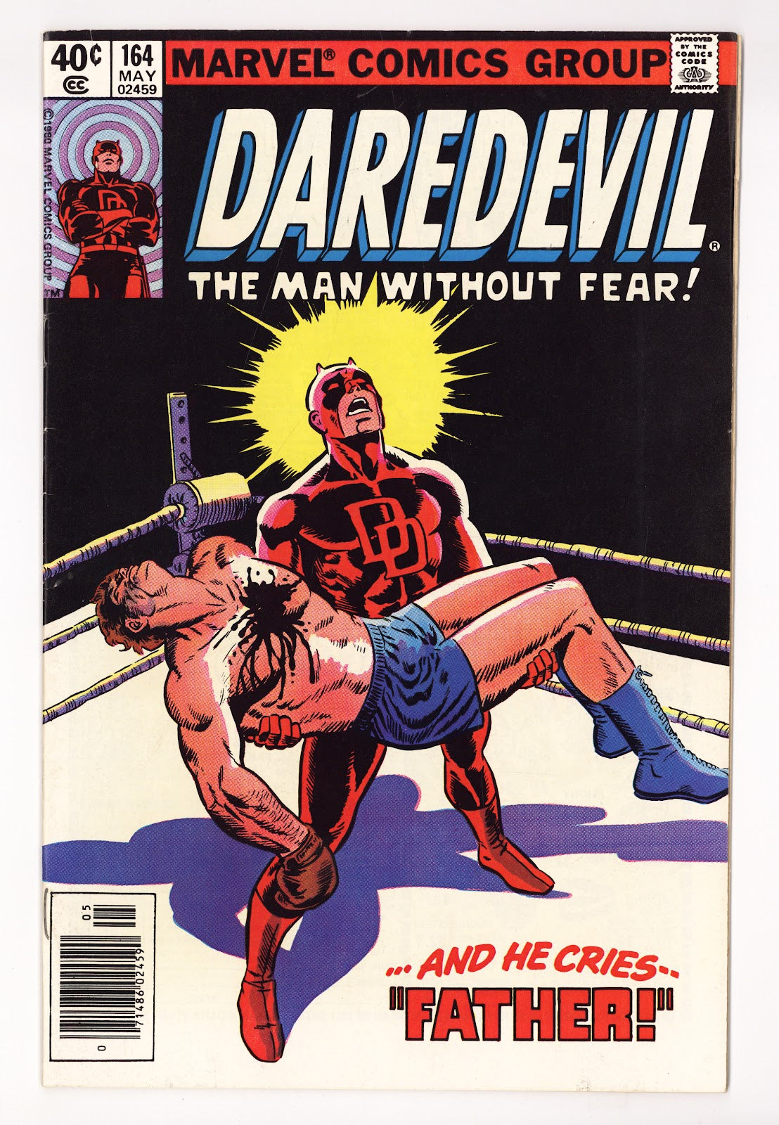 Daredevil Vol 1 164 FN- (5.5) (1980) Newsstand 