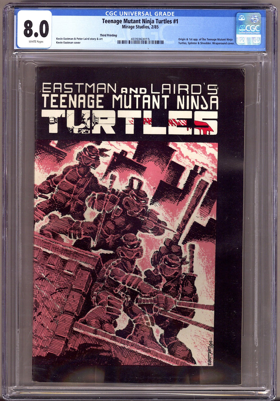 Teenage Mutant Ninja Turtles Vol 1 1 CGC 8.0 (VF) Copy #2  (1985)   3rd Print