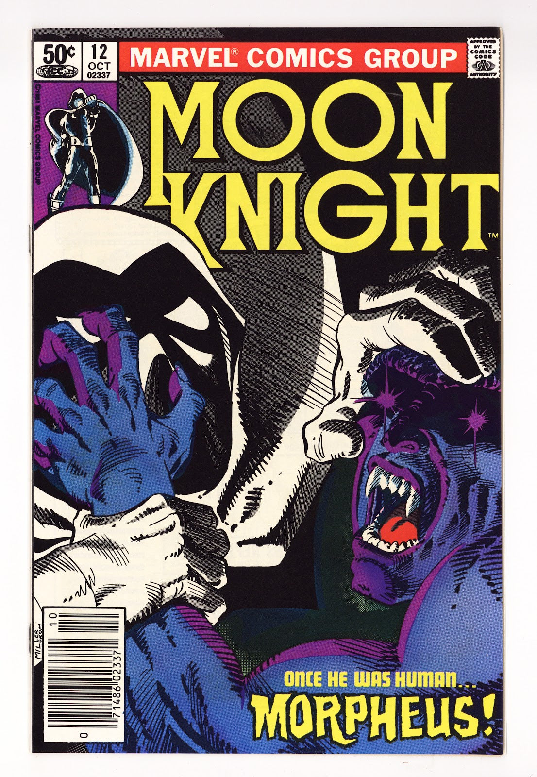 Moon Knight Vol 1 12 High Grade (1981) Newsstand 
