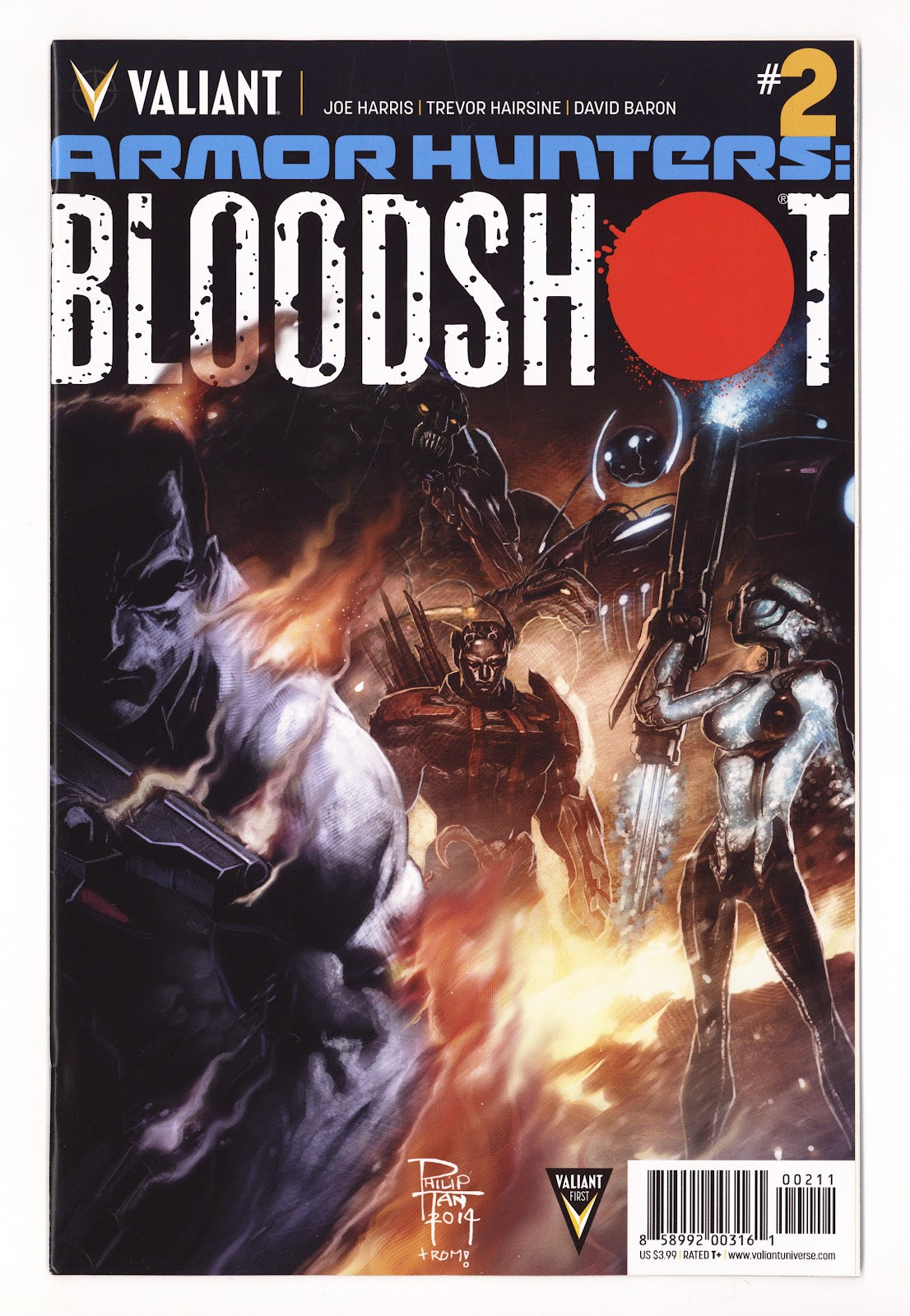 Armor Hunters: Bloodshot   2  High Grade   (2014)   Cover A - Philip Tan  