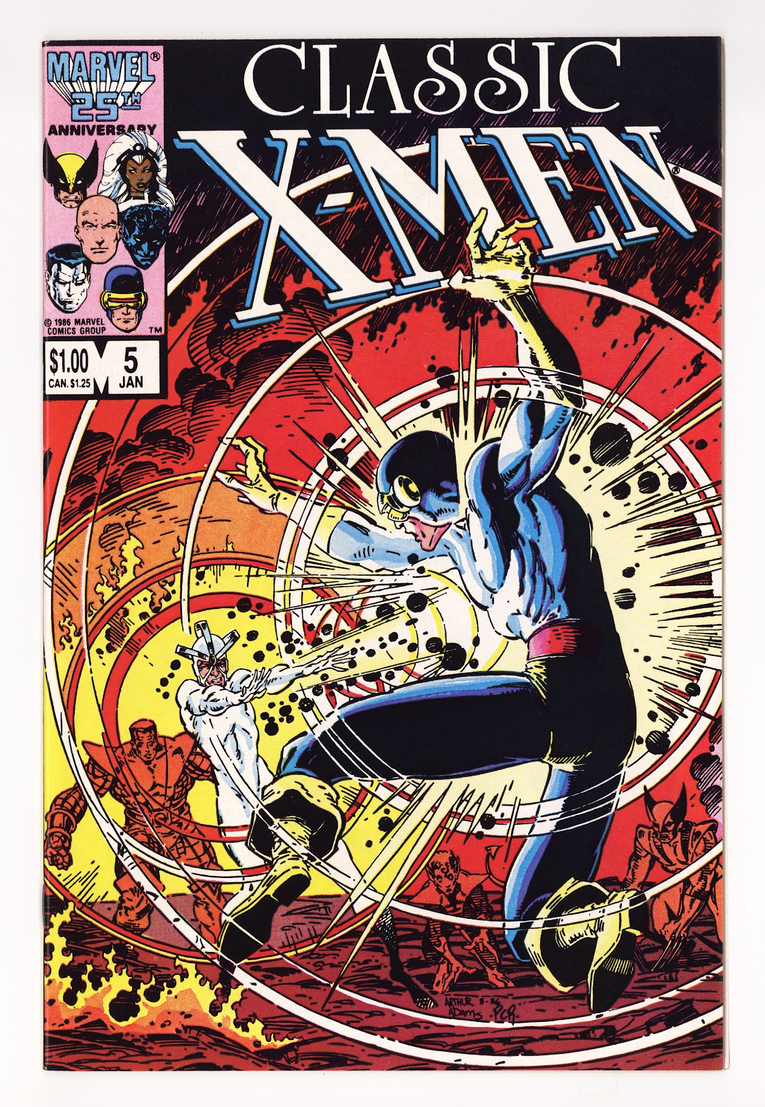 Classic X-Men 5 High Grade (1987) Direct 