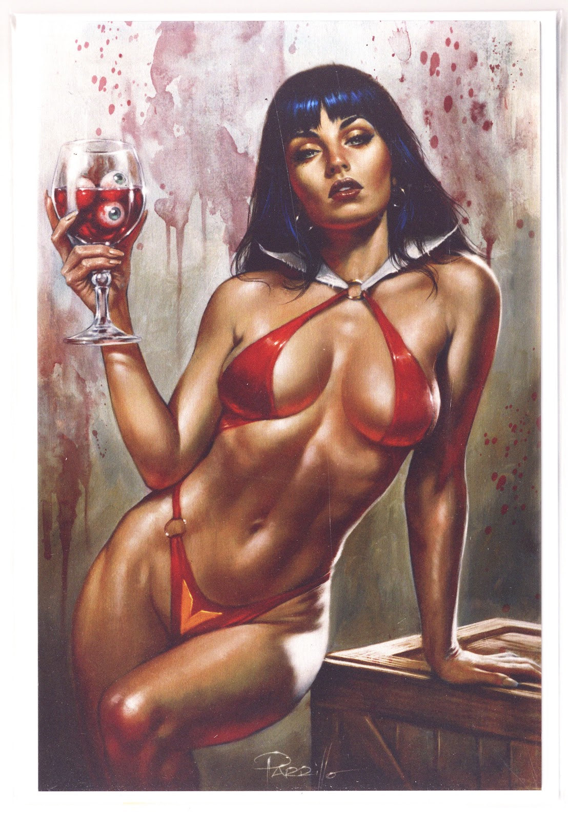 Vampirella Vol 9 2 Parrillo  Virgin Metal Variant NM (9.4) NM (9.4) (2026)