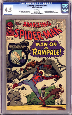 The Amazing Spider-Man Vol 1 32 CGC 4.5 (VG+)   (1966)