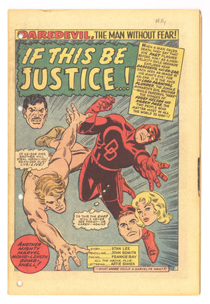 Daredevil Vol 1 14 Coverless (1966)