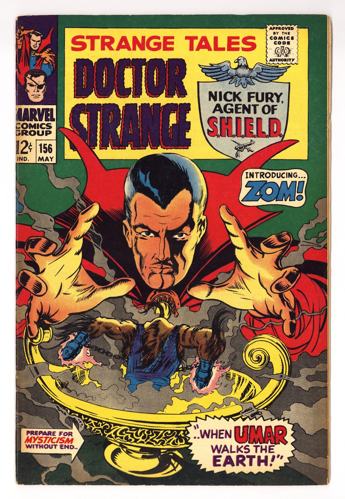 Strange Tales Vol 1 156  VF+ (8.5)   (1967)     