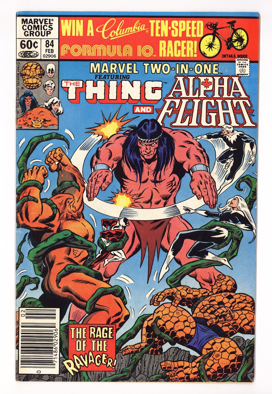 Marvel Two-in-One Vol 1 84  Low Grade   (1982)   Newsstand  