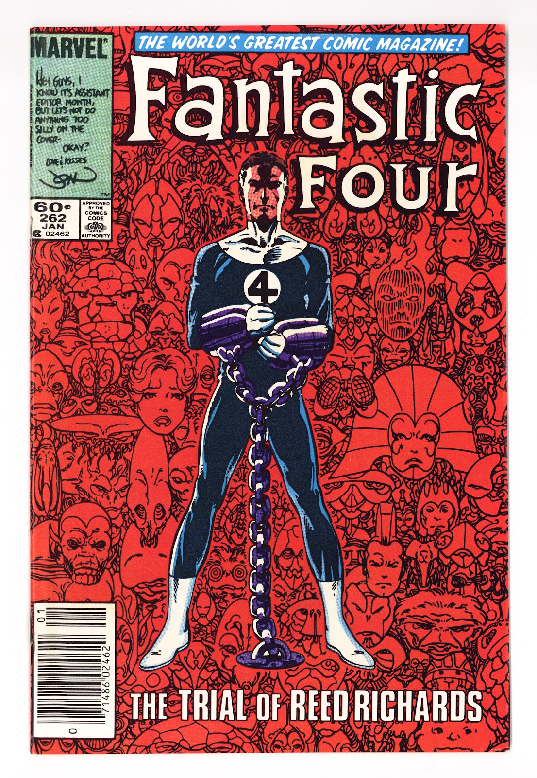 Fantastic Four Vol 1 262 NM- (9.2) (1984) Newsstand 