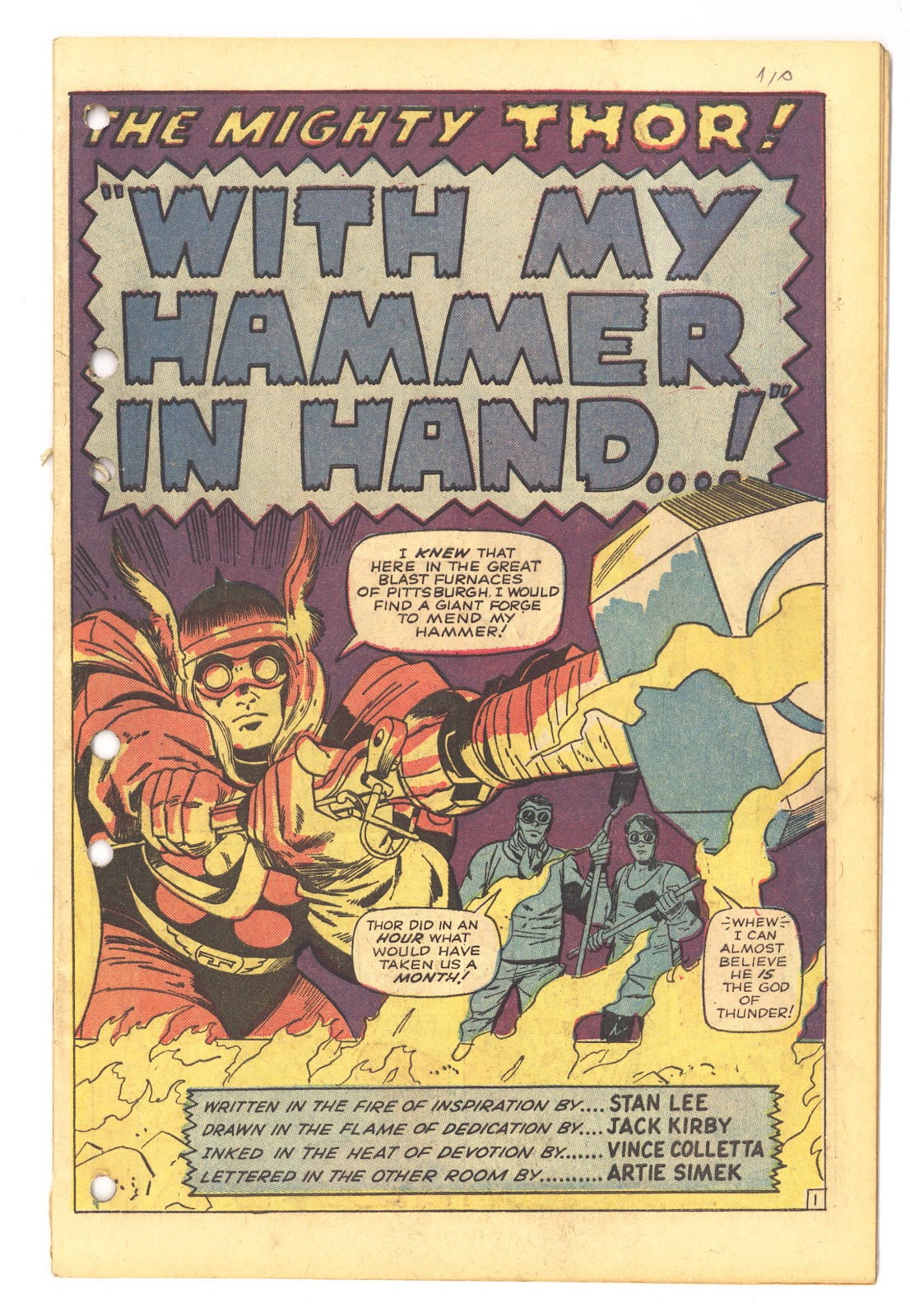 Journey into Mystery Vol 1 120 Coverless (1965) 