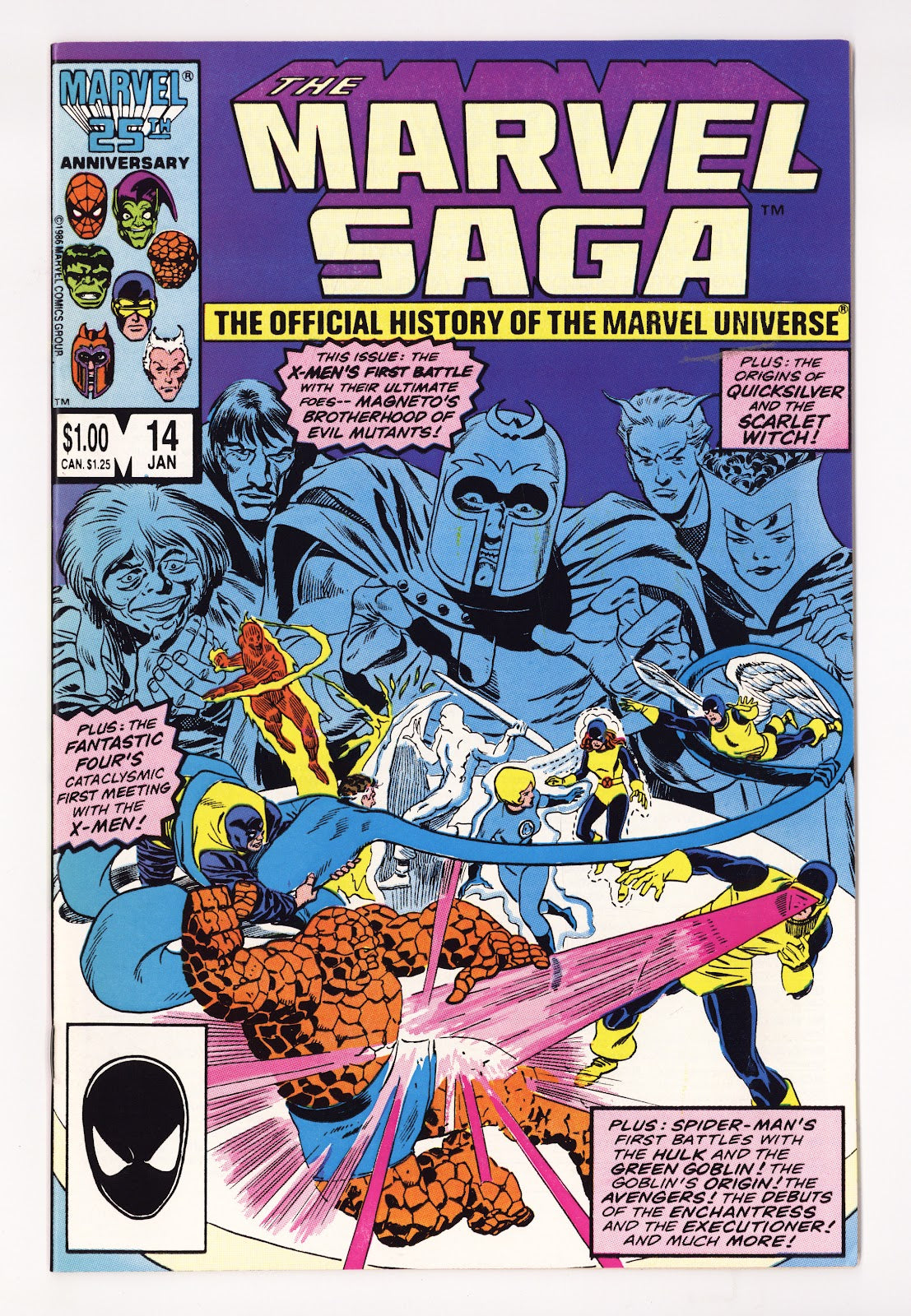 The Marvel Saga the Official History of the Marvel Universe 14 High Grade (1987) Direct 