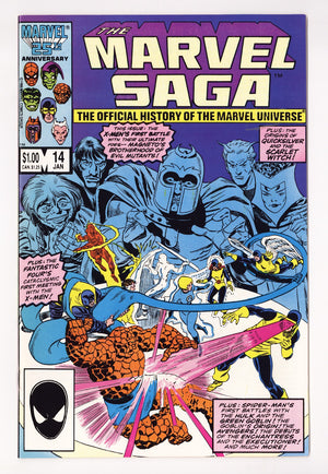 The Marvel Saga the Official History of the Marvel Universe 14 High Grade (1987) Direct