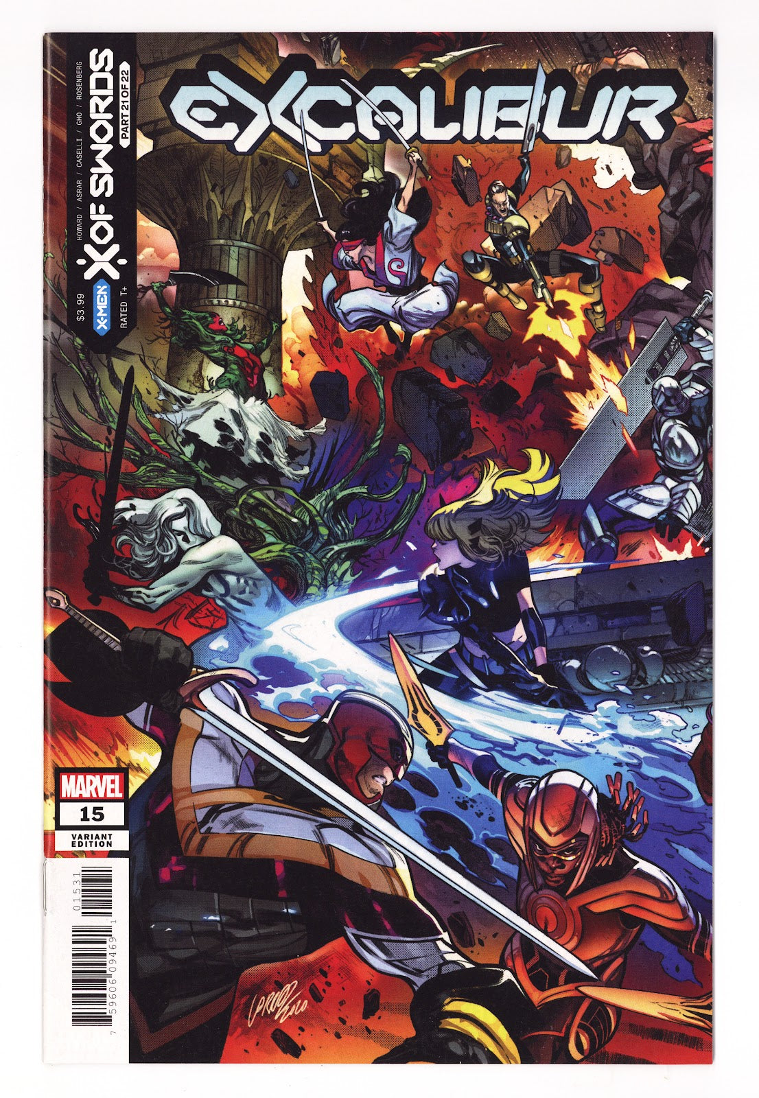 Excalibur Vol 4 15 High Grade (2021) Larraz Variant 
