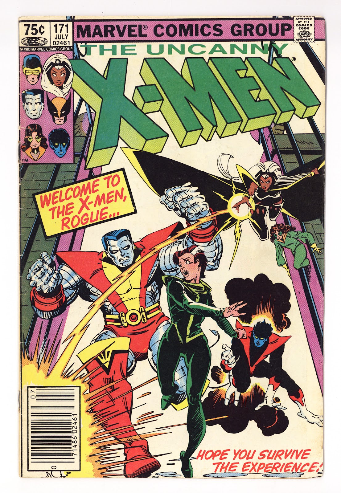 The Uncanny X-Men Vol 1 171  VG+ (4.5)   (1983)   Canadian Price Variant  