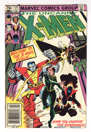 The Uncanny X-Men Vol 1 171  VG+ (4.5)   (1983)   Canadian Price Variant
