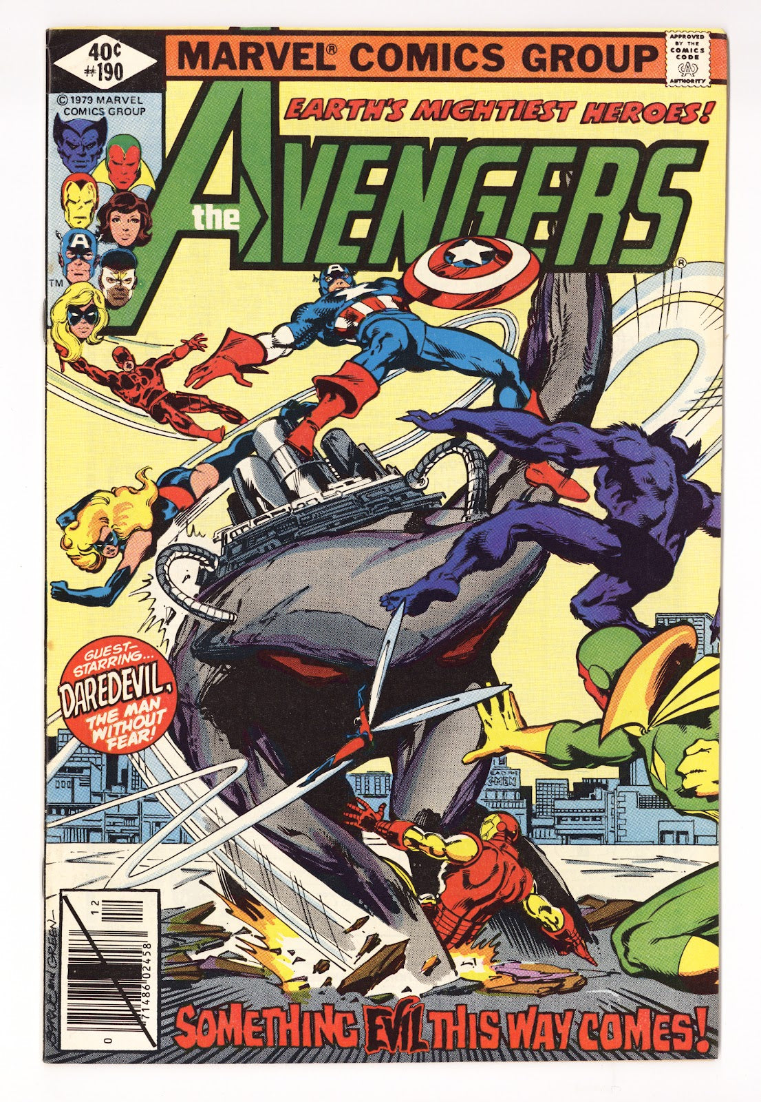 The Avengers Vol 1 190  Mid Grade   (1979)     