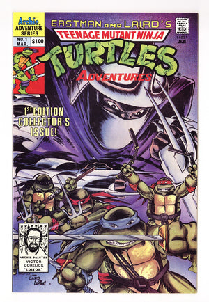 Teenage Mutant Ninja Turtles Adventures Vol 2 1  VF (8.0)   (1989)