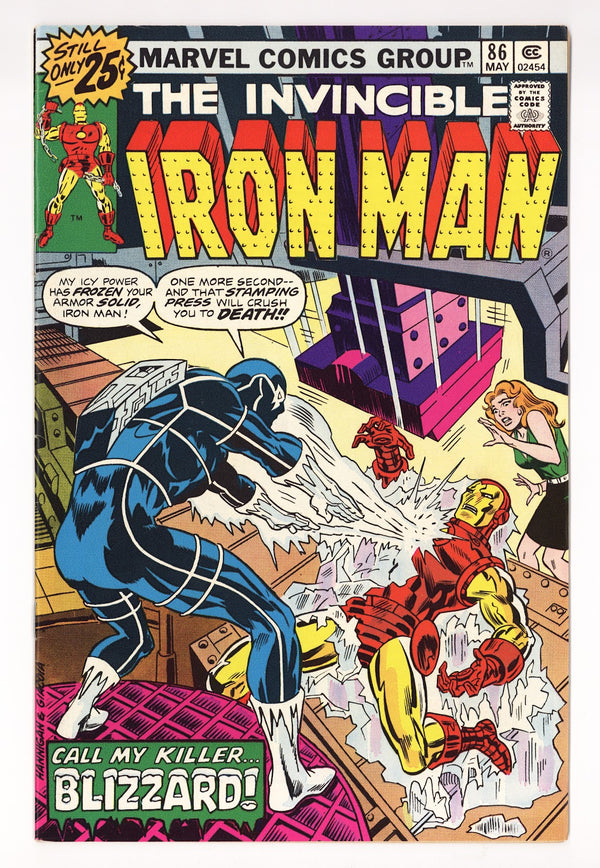 Iron Man Vol 1 86  FN/VF (7.0)   (1976)   25¢