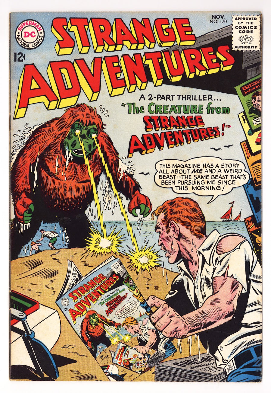 Strange Adventures Vol 1 170  FN+ (6.5)   (1964)     