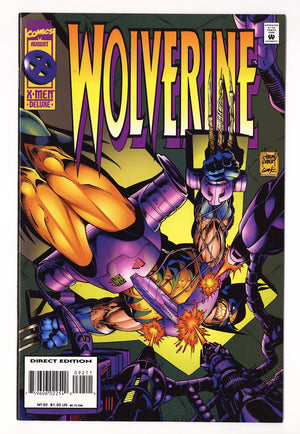 Wolverine Vol 2 92 High Grade (1995)