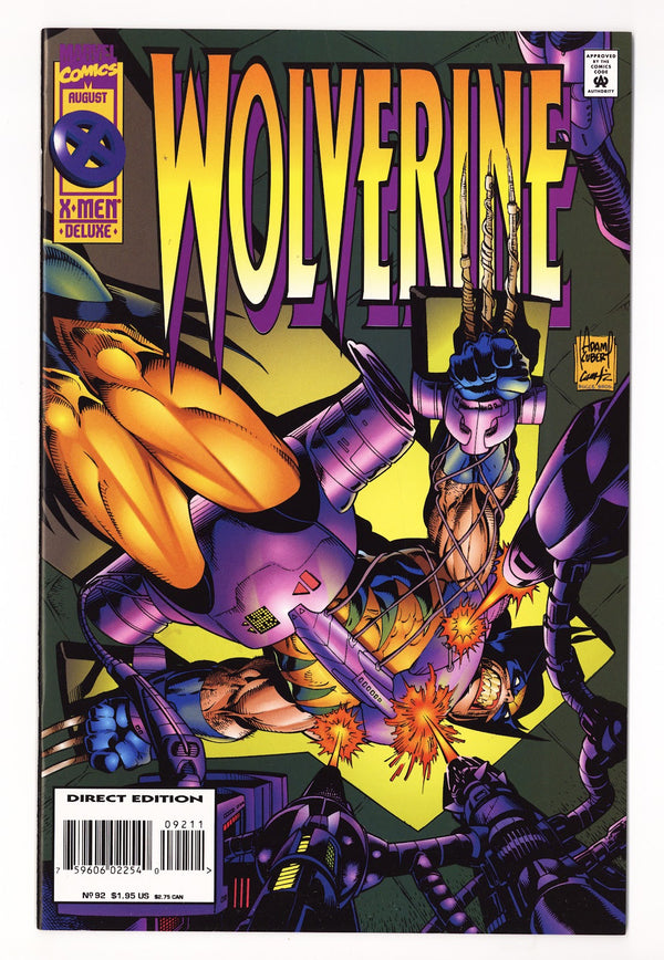 Wolverine Vol 2 92 High Grade (1995)