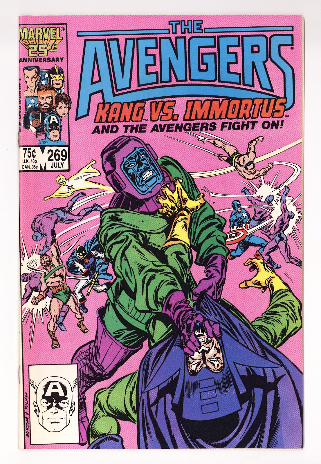 The Avengers Vol 1 269  High Grade   (1986)     